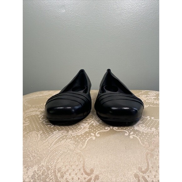 Gianni Bini Square Oval Toe Black Flats Women’s Size 7.5 SEE SCUFFS - Picture 3 of 14